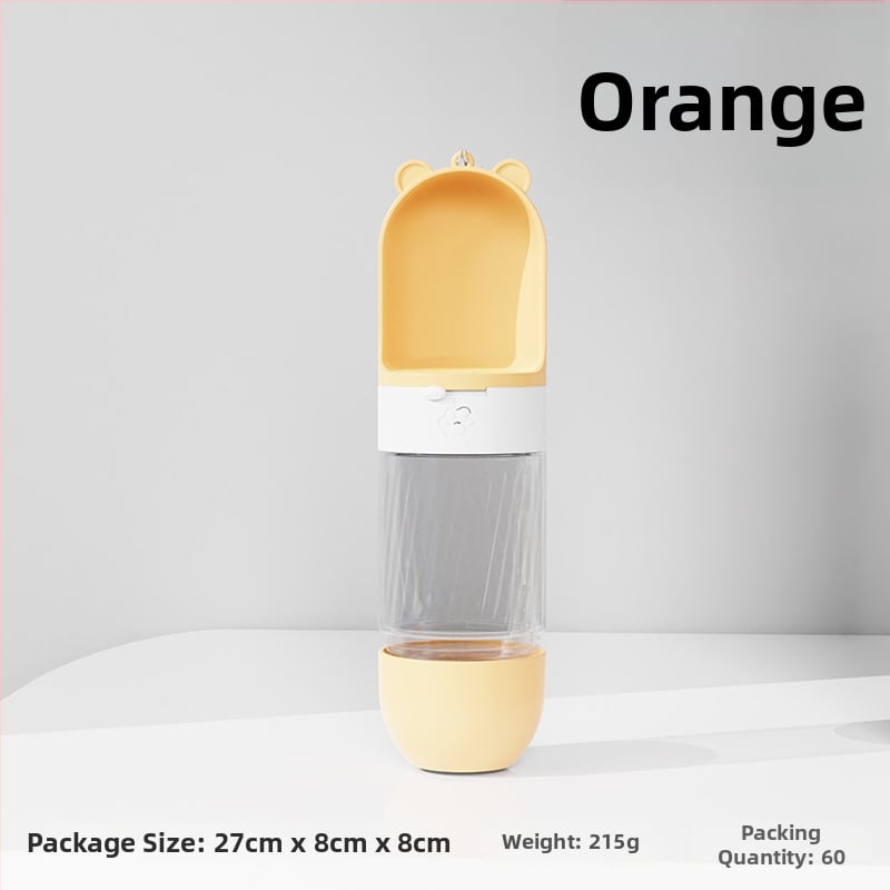 Котешка купа за хранене с интегрирана вода и храна — Материал: пластмаса + неръждаема стомана; Автоматично хранене; Марка: Dog Overlord; Опаковка: 50; За котки