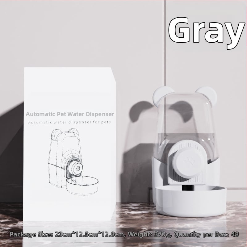 Котешка купа за хранене с интегрирана вода и храна — Материал: пластмаса + неръждаема стомана; Автоматично хранене; Марка: Dog Overlord; Опаковка: 50; За котки