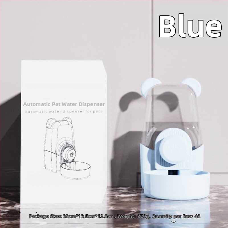 Котешка купа за хранене с интегрирана вода и храна — Материал: пластмаса + неръждаема стомана; Автоматично хранене; Марка: Dog Overlord; Опаковка: 50; За котки