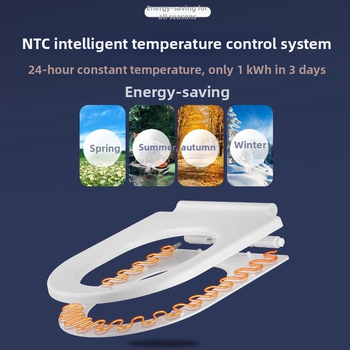 Fűtött intelligens WC-ülőke távirányítóval – állandó hőmérséklet, azonnali melegítés, U- és V-alakú forma, polipropilén