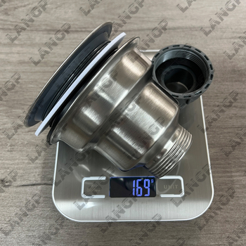 Drenáž drezu kuchynský 8110 – nerezová oceľ, LP, tvaru P, ťahový typ