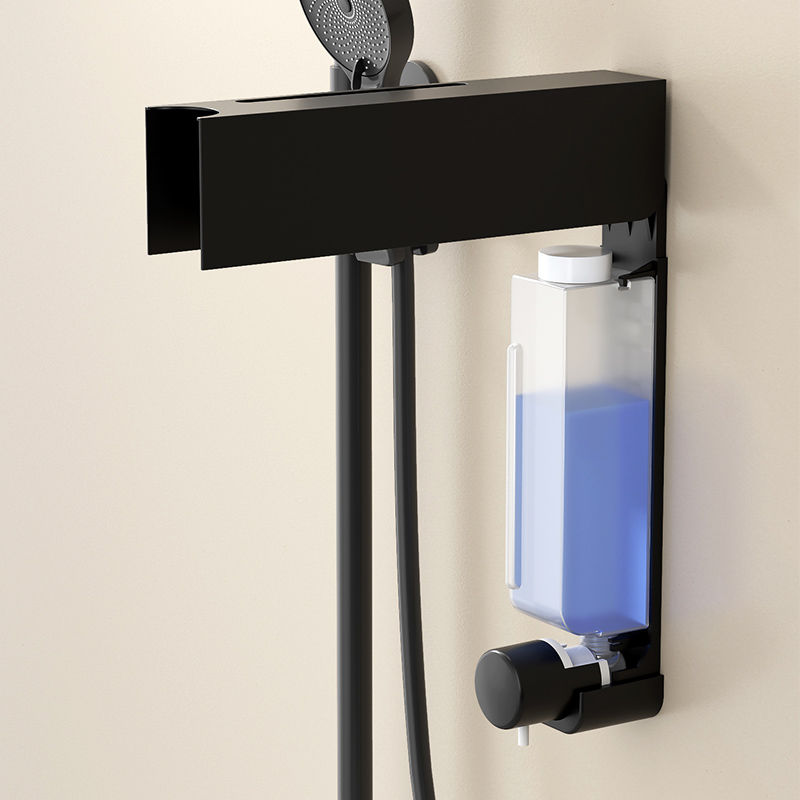 Falra szerelhető zuhanygél adagoló 304 rozsdamentes acélból, EU CE tanúsítvánnyal és indukciós érzékelő funkcióval