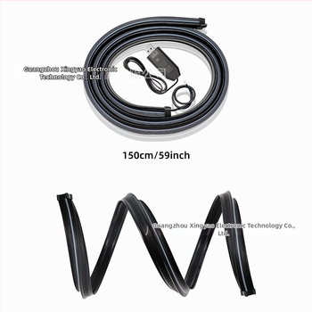 Амбиентна LED лента за предното стъкло на автомобила – акрил, 13W, 5V, 0.8A