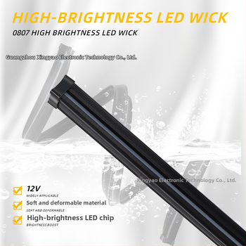 Амбиентна LED лента за предното стъкло на автомобила – акрил, 13W, 5V, 0.8A