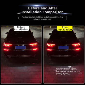 Serada Lampă de proiecție a plăcuței de înmatriculare Volkswagen — compatibilă cu vehicule Volkswagen