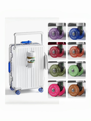 Set de roți pentru bagaje cu roți universale silențioase — Mige Fort, PU întărit, ultra-ușor, antibacterian, primăvara 2025