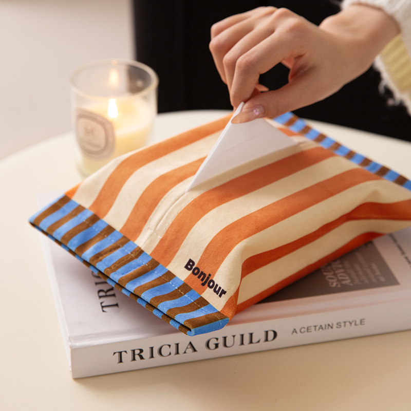 Old Bark pliš kutija za maramice za auto, model H0208160329, novi kineski stil