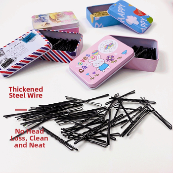 Корейски стил, ръчно изработен клип за коса от стоманена тел, страничен клип, свеж и сладък аксесоар за коса