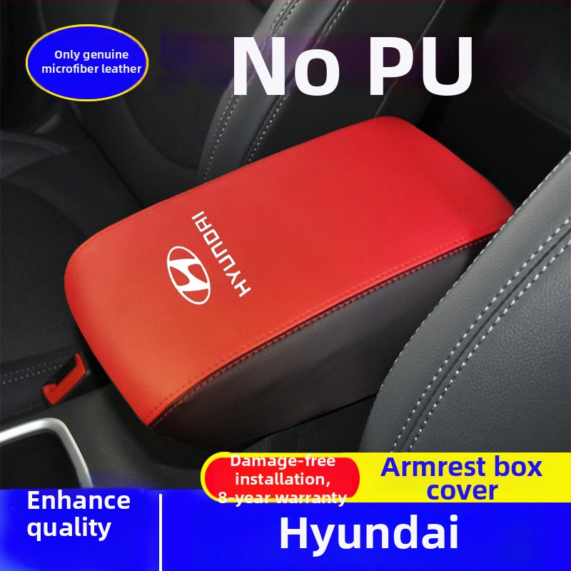 Husă din piele pentru cotiera centrală Hyundai ix35 (2010–2020); Material: Piele; Model: Hyundai ix35; Compatibilitate: ix35 2010–2020; Greutate: 100 g; Personalizare disponibilă