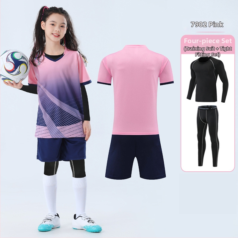 Детски комплект за скачане и тренировки, камуфлажен принт, четири сезона, дълги ръкави, кръгло деколте, бързосъхнещ