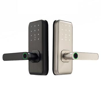 Смарт заключване с пръстов отпечатък за вътрешни дървени врати – модел M1, капацитет отпечатъци 100, време на сканиране <0.01 сек, работна температура -20°C до 60°C, живот 500000 цикъла