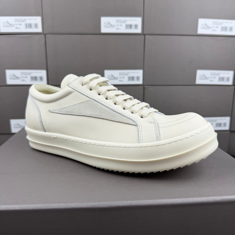 Ro Shoes – Κλασικά Ρετρό Sneakers με Χαμηλό Άνω, Δέρμα Πλήρους Κόκκου στην Πάνω Επιφάνεια, Δερμάτινη Επένδυση, TPU Σόλα, Παχιά Σόλα, Κορδόνια