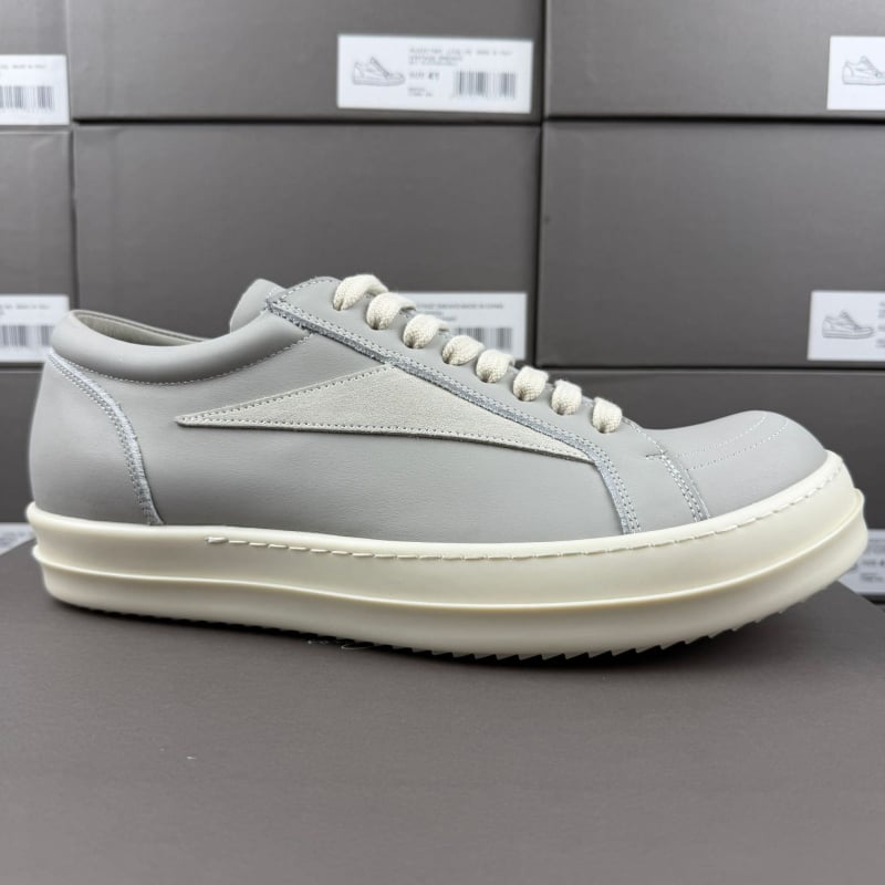 Ro Shoes – Κλασικά Ρετρό Sneakers με Χαμηλό Άνω, Δέρμα Πλήρους Κόκκου στην Πάνω Επιφάνεια, Δερμάτινη Επένδυση, TPU Σόλα, Παχιά Σόλα, Κορδόνια