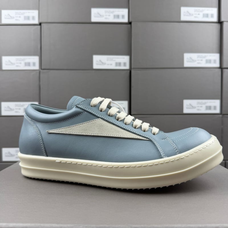 Ro Shoes – Κλασικά Ρετρό Sneakers με Χαμηλό Άνω, Δέρμα Πλήρους Κόκκου στην Πάνω Επιφάνεια, Δερμάτινη Επένδυση, TPU Σόλα, Παχιά Σόλα, Κορδόνια