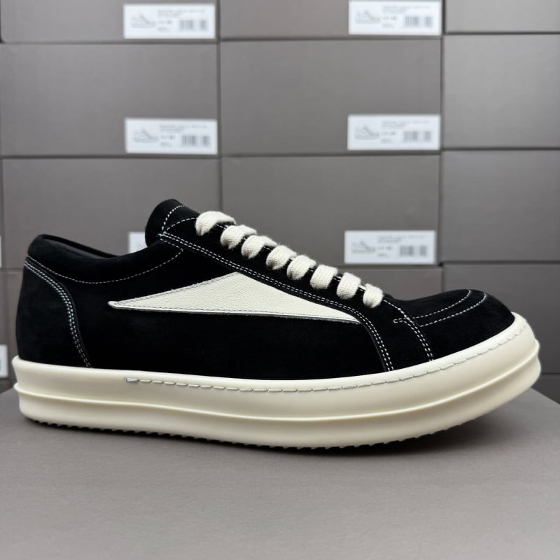 Ro Shoes – Κλασικά Ρετρό Sneakers με Χαμηλό Άνω, Δέρμα Πλήρους Κόκκου στην Πάνω Επιφάνεια, Δερμάτινη Επένδυση, TPU Σόλα, Παχιά Σόλα, Κορδόνια