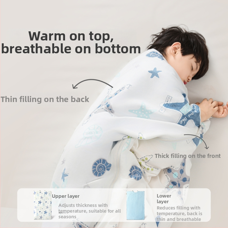 Cuvertură pentru copii, toate sezoanele, stil desen animat, din 100% bumbac (1,6–2 kg, umplutură 100% bumbac, husă 100% bumbac)