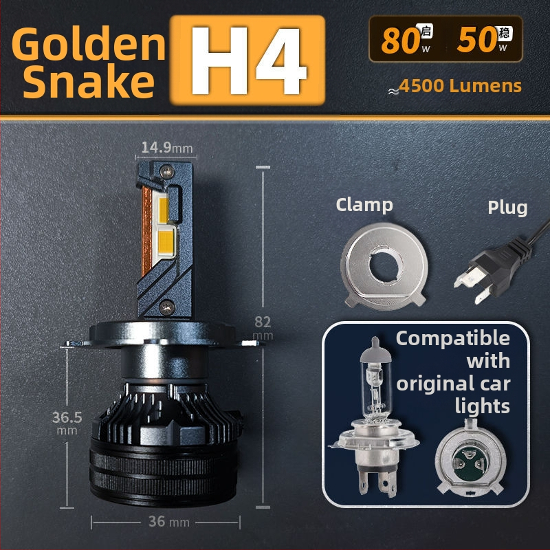 Faruri LED pentru mașină, lumină joasă, compatibile cu H1/4/7/11/9005/9012, 12V, 80–90W