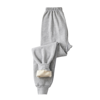 Fiúknak szánt termosz hosszúnadrág fleece béléssel és vastag anyaggal, magas derekú, téli alapréteg, 92% poliészter