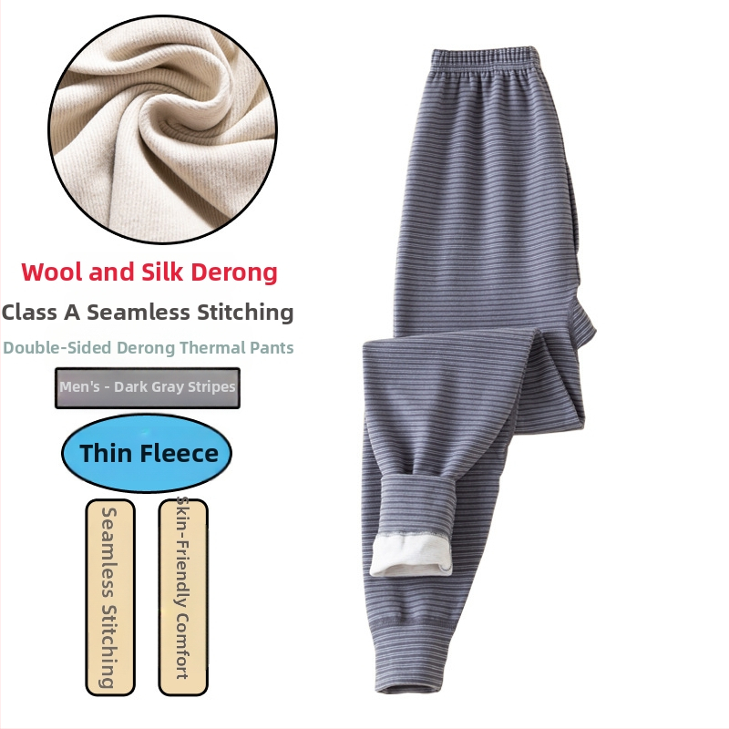 Fiúknak szánt termosz hosszúnadrág fleece béléssel és vastag anyaggal, magas derekú, téli alapréteg, 92% poliészter