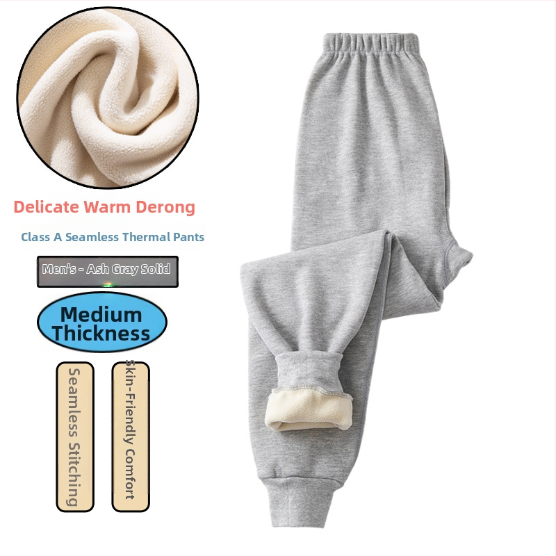 Fiúknak szánt termosz hosszúnadrág fleece béléssel és vastag anyaggal, magas derekú, téli alapréteg, 92% poliészter