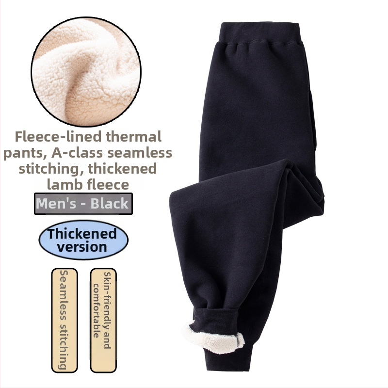 Fiúknak szánt termosz hosszúnadrág fleece béléssel és vastag anyaggal, magas derekú, téli alapréteg, 92% poliészter