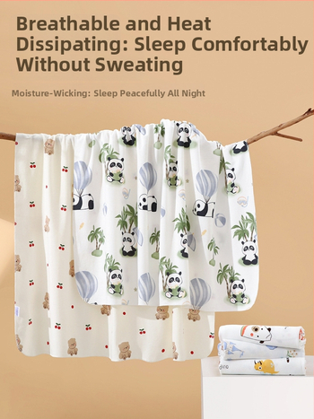 Νεογέννητο βαμβακερό σαλβάρι με μοτίβο καρτούν, ελαφρύ για άνοιξη-καλοκαίρι, ασφάλεια Κατηγορίας Α, 0–12 μηνών