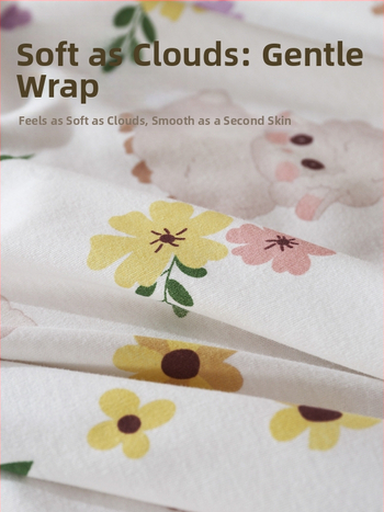 Νεογέννητο βαμβακερό σαλβάρι με μοτίβο καρτούν, ελαφρύ για άνοιξη-καλοκαίρι, ασφάλεια Κατηγορίας Α, 0–12 μηνών