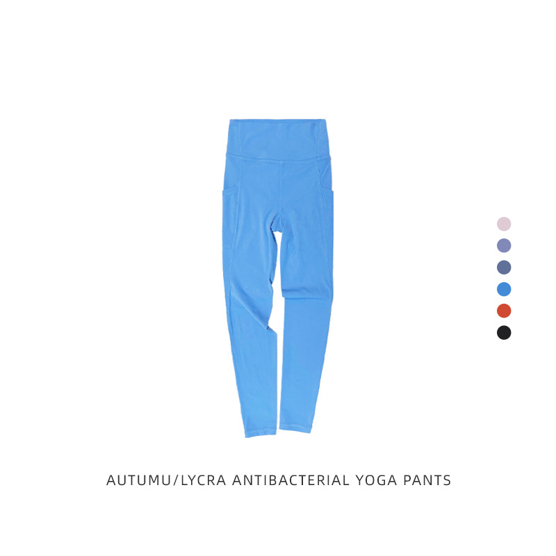 Κοριτσίστικοι κολάν από Lycra με εκτύπωση καρχαρία, υψηλή μέση, αντιβακτηριακό, αθλητικό για γιόγκα, νάιλον/σπαντέξ 75/25, για παιδιά 8 ετών και άνω