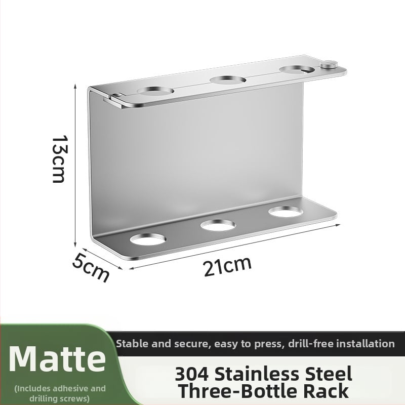 304 rozsdamentes acélból készült szappanadagoló, falra szerelhető, fúrás nélküli, kézi nyomású működés, polírozott felület, modern stílus, szállodai fürdőszobákhoz