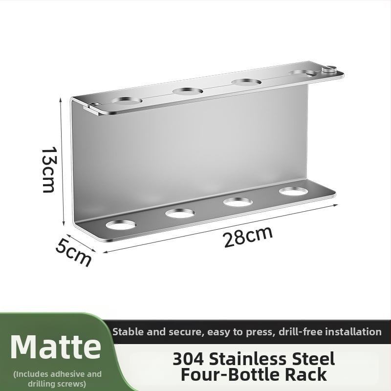 304 rozsdamentes acélból készült szappanadagoló, falra szerelhető, fúrás nélküli, kézi nyomású működés, polírozott felület, modern stílus, szállodai fürdőszobákhoz