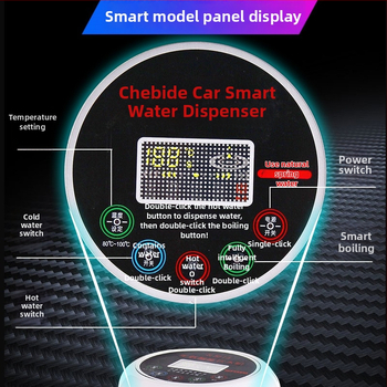 Kamionra szerelt 24V-es vízszolgáltató intelligens fűtéssel és csészés vízforralóval — ABS + rozsdamentes acél, testreszabható feldolgozás