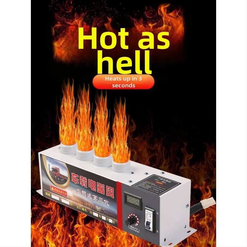 Bsq-928 autóhőfelmelegítő, 12V/24V, defroster, elektromos fűtés