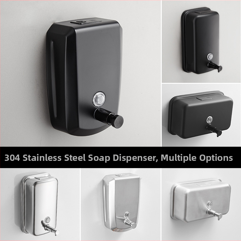 Érzékelős szappanadagoló falra szerelhető a fürdőszobában, rozsdamentes acélból, Settle Down márka, súly 500 g, modern minimalist stílus