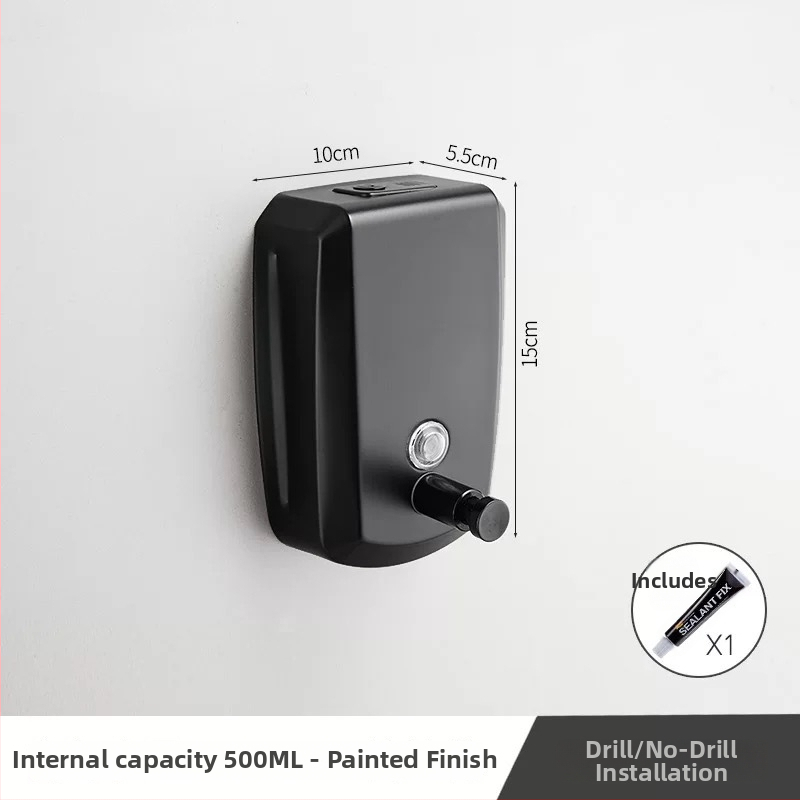 Érzékelős szappanadagoló falra szerelhető a fürdőszobában, rozsdamentes acélból, Settle Down márka, súly 500 g, modern minimalist stílus