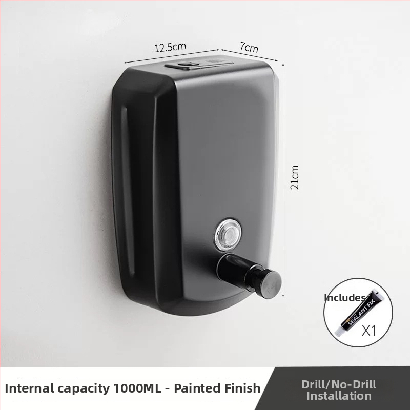 Érzékelős szappanadagoló falra szerelhető a fürdőszobában, rozsdamentes acélból, Settle Down márka, súly 500 g, modern minimalist stílus