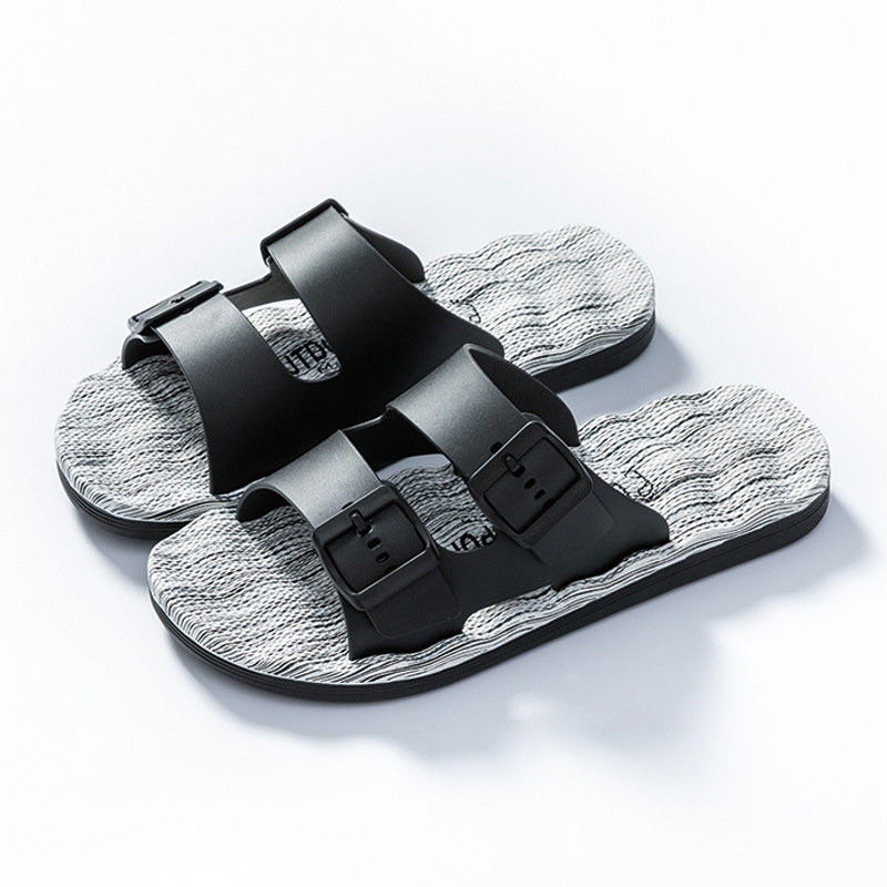 Ανδρικά σανδάλια με μία λουρί, PVC επάνω, EVA σόλα, Goodyear κατασκευή