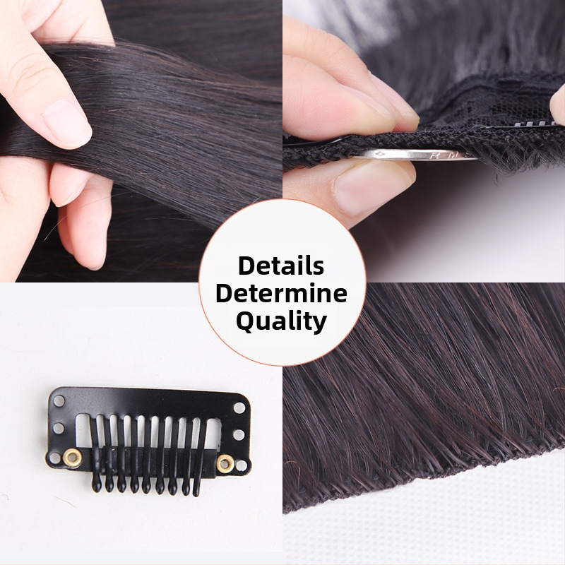 One-card pad hair piece; ravna kosa; žica visoke temperature; tretman: mehanizam; nije pogodno za bojanje vrućim bojama.