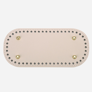 Bază PU pentru geantă, model încrucișat, formă ovală - accesorii de bagaje, respirabil, impermeabil, rezistent la uzură