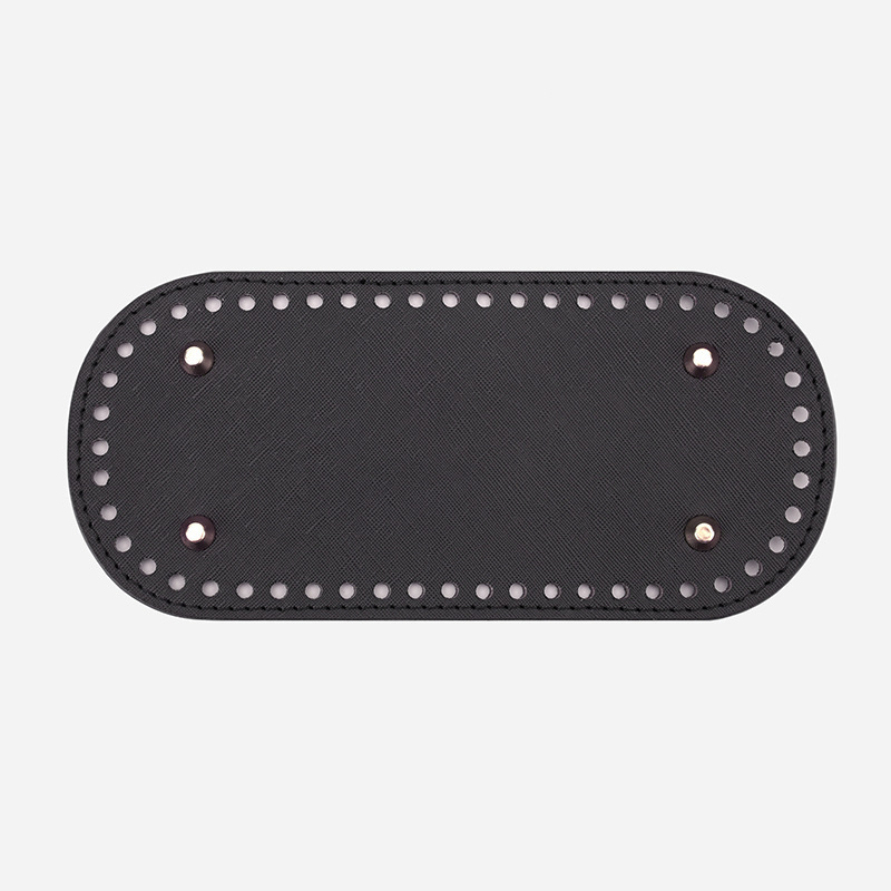 Bază PU pentru geantă, model încrucișat, formă ovală - accesorii de bagaje, respirabil, impermeabil, rezistent la uzură