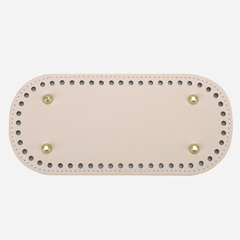 Bază PU pentru geantă, model încrucișat, formă ovală - accesorii de bagaje, respirabil, impermeabil, rezistent la uzură