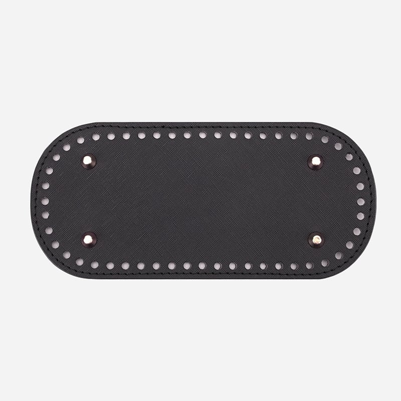 Bază PU pentru geantă, model încrucișat, formă ovală - accesorii de bagaje, respirabil, impermeabil, rezistent la uzură