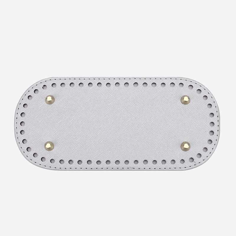 Bază PU pentru geantă, model încrucișat, formă ovală - accesorii de bagaje, respirabil, impermeabil, rezistent la uzură
