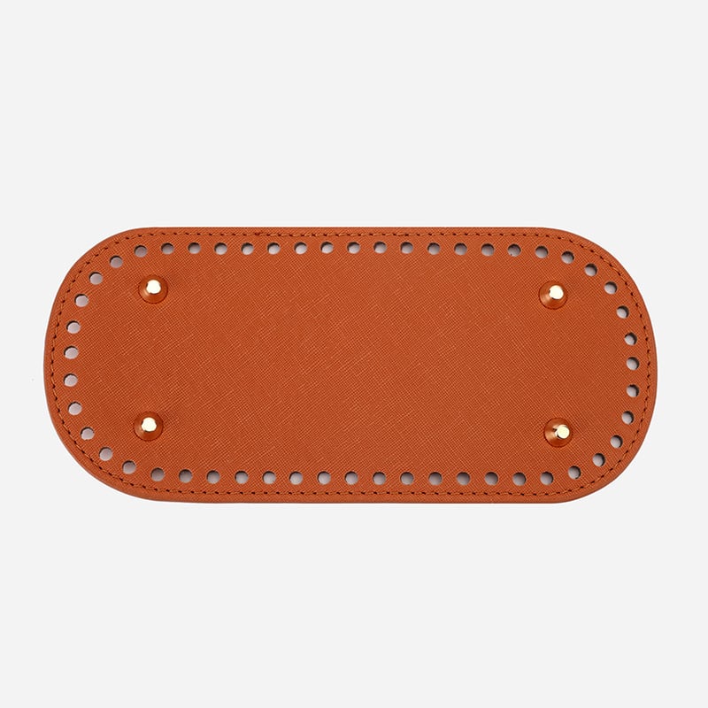 Bază PU pentru geantă, model încrucișat, formă ovală - accesorii de bagaje, respirabil, impermeabil, rezistent la uzură