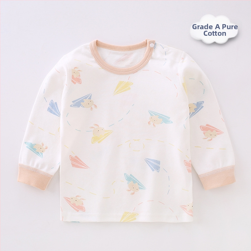 Θερμό βρεφικό τοπ από γούνα κουνελιού, μάρκα Lei Guang, για νεογγέννητα, Άνοιξη 2024