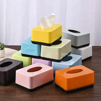 Műanyag szalvétatartó doboz logóval, 130 darabos készlet, vízálló és sokoldalú, modern letisztult stílus