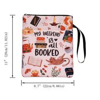 Zárható könyvborító poliészterből, logó nyomtatásával, testreszabható, ideális vállalati ajándékokra