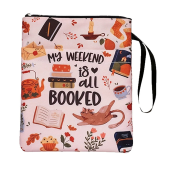 Zárható könyvborító poliészterből, logó nyomtatásával, testreszabható, ideális vállalati ajándékokra