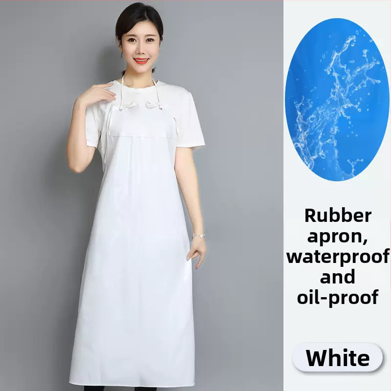 PU престилка без ръкави, маслоустойчива и устойчива на петна, модерен минималистичен стил, едноцветна