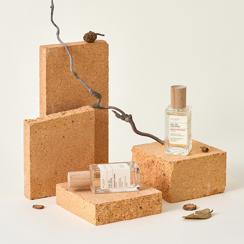 Kő textúrájú fotózási rekvizit – szabálytalan geometriájú tömbök kozmetikumok és ékszerek bemutatására, márka Light and Shadow Stars