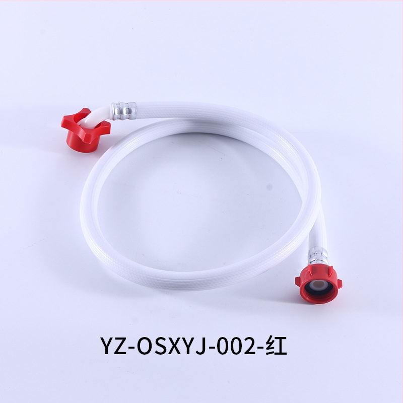 Prívodná a odtoková hadica práčky, univerzálne závity, PVC materiál, menovitý tlak 1, prevádzková teplota 1